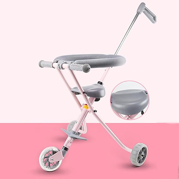 girl tricycle push handle