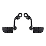 1.25" Long Angled Adjustable Highway Footpegs Crash