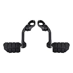 1.25" Long Angled Adjustable Highway Footpegs Crash