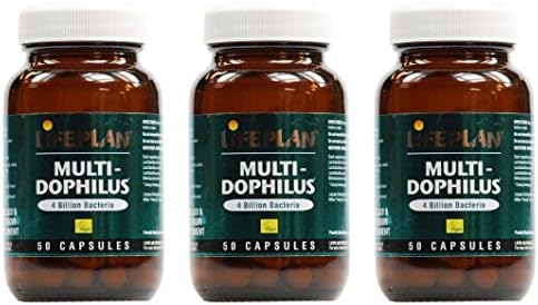 (3 PACK) - Lifeplan Multidophilus Lactobacillus Capsules | 50s | 3 PACK - SUPER SAVER - SAVE MONEY