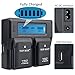 TOP-MAX EN-EL14 EN-EL14A Dual Battery Charger with LCD Screen for Nikon D5500, D3400, D3300, D5300, D5600, D5200, D3200, D3100, D5100, DF DSLR, Coolpix P7700, P7000, P7800, P7100 Cameras