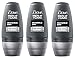 Dove Men Invisible Dry 48hr Anti-perspirant Deodorant Roll-on 50ml (1.7 Fluid Ounce). (Pack of 3)
