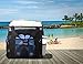 Holly LifePro Waterproof Mesh Beach Bag Toy Tote Bag Large,Lightweight Market Grocery & Picnic Tote with Oversized Pockets,Inside Zippered Pocket,Carry All Organizer Bag Black,Shoulder Bag for Gym