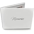 Talking Print 7" IPS HD Video Memory Book - 'Memories' Silver Foiled on Cover - A5 Hard Backed Digital Photo Video Frame Brochure - Upload Your Video & Images to 4GB/4 Hours Video