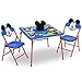Delta Children 4-Piece Kids Furniture Set (2 Chairs and Table Set & Fabric Toy Box), Disney Mickey Mouse