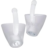 Flare Audio Calmer Pro | Noise Reducing Ear Plugs Alternative | Softens Harsh Sound, No Volume Reduction, No Muffling, Clear Conversations, White, Standard Size, Soft Silicone