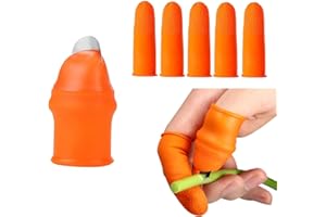 BOOGE 1 Set Garden Silicone Thumb Knife, Fruit and Vegetable Picking Thumb Knife Picking Knife Garden Tools for Plants Trimming
