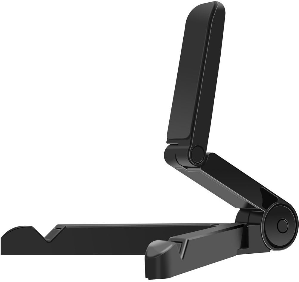Topways® Multi-Angle Adjustable Black Universal Portable Foldable Plastic Stand for iPad Mini Air Samsung Galaxy Tab All Other 7-10 Inch Tablet PC (Black) - Image 4