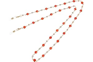 Yvey Essence Colorful Beaded Eyeglass Chains for Women - Sunglasses, Spectacle, and Reading Glasses Neck Cord Strap Holder