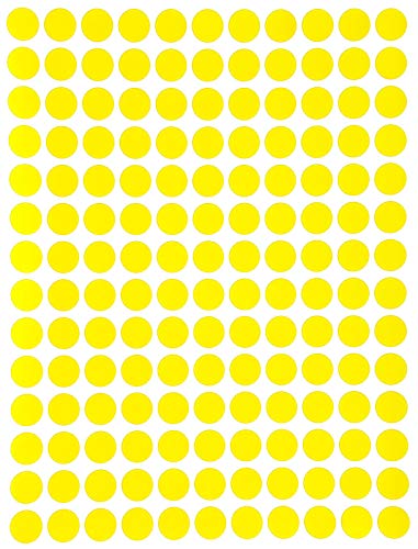 ADHESIVE DOTS STICKERS for Inventory and Marking 3/8