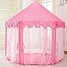 PortableFun Kid Indoor Princess Castle Play Tent, Outdoor Large Playhouse 55