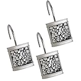 Creative Scents Shower Curtain Hooks - Set of 12
