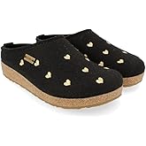 HAFLINGER Cuoricini Felt Clog Wool Slipper