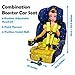 KidsEmbrace Disney Beauty and The Beast Belle 2-in-1 Forward-Facing Car Seat Latch | 5-Point Harness 26.5-65lbs converts to Belt-Positioning Booster 40-100lbs | Adjustable