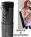 Plastic Expanding Poster / Art / Document Storage Tube, 25 to 40 inches Adjustable, Black with Carrying Strap