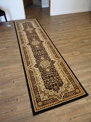~2 Ft. X 8 Ft. Living Room Runner In Black Persian Style Now on Sale!