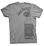Jack Daniels Men's Daniel's Tennessee Whiskey Bottle T-Shirt - 33261440Jd-79