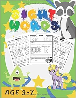 Sight Words My Sight Words Workbook 100 Sight Words My Magical Preschool Workbook Transitional Kindergarten Workbooks Getting Ready For Kindergarten Worksheets French Edition Books Child Amazon Com Books