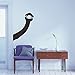 BIBITIME Long Neck Ostrich Wall Decal Animal Head Art Vinyl Sticker for Living Room porch Nursery Bedroom Kids Room Decor 16.92