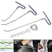 PDR Tools PDR Rod Car Dent Puller Tool Hail Damage Repair Paintless Dent Repair Tool Set Removal of Dents and Door Ding with Rods PDR Hook Car Auto Body Dent Removal Kit Dent Remover Pdr Rods(B9-11)
