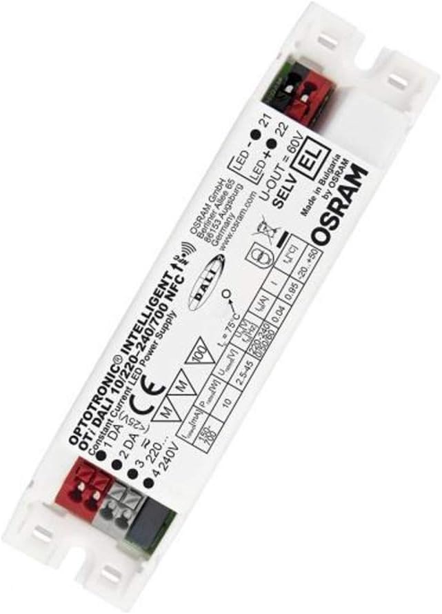 Osram Led Driver Optotronic Intelligent Dali 10 220 240 700 Nfc Amazon De Beleuchtung