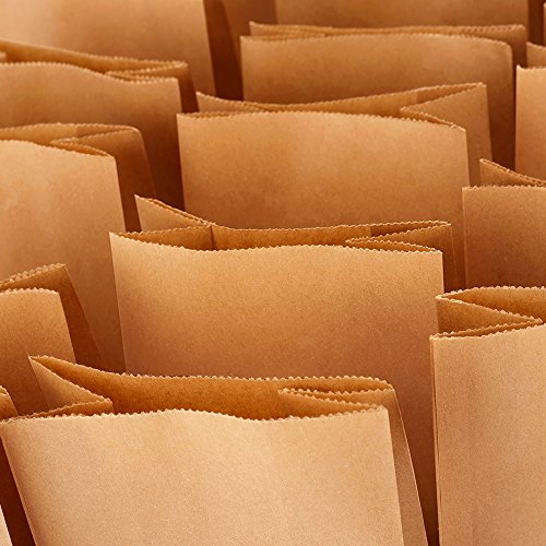 Halulu Paper Lunch Bags (6.1x3.9x12", brown)