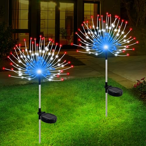 Slyuexu Solar Garden Lights Outdoor Waterproof