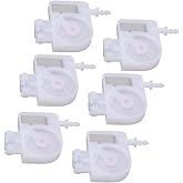 Kadimendium 6Pcs PP Ink Damper Prevent Starvation Printer Dampers from Clogging VersatilePP with Mesh Filter for Pigment Ink , Kadimendiumespb16qxan