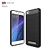 Redmi 4A Case,Ultra Light Carbon Fiber Armor ShockProof Brushed Silicone Grip Case For Xiaomi Redmi 4A ( Color : Black )