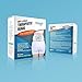 NEWGO Ice Pack for Back Pain Relief, 2 Pack Hot or Cold Gel Cold Packs with Plush Backing for Lower Back Injuries, Sciatic Nerve, Tailbone Pain -Gray