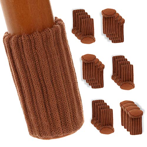 Floor HERO Chair Socks, 24 Pack The UnHoley, FirmGrippy, Near