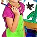 Senfhome Children Aprons Multicolored Kids Artists Aprons, Children's Artists Fabric Aprons for Kitchen, Classroom, Community Event, Crafts and Art Painting Activity ... (6pack)