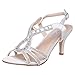SheSole Women's Strappy Heels Dress Sandals Rhinestone Prom Party Evening Wedding Shoes