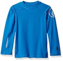 Volcom Baby Little Boys' Surf Shirt Rashguard, Deep Water Solid, 2T