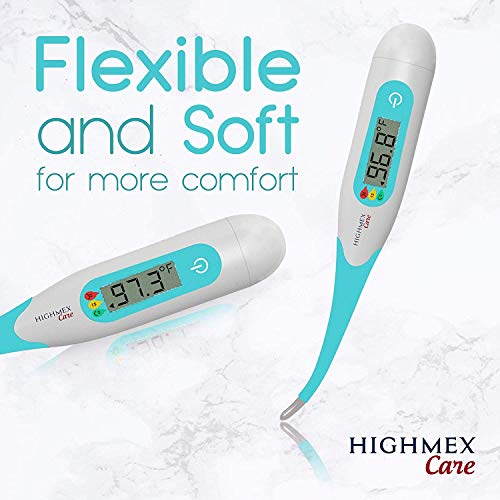 Digital Thermometer for Fever Oral Rectal Axillary Armpit Underarm