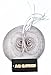Womens Sinamay Fascinator Hat on Clip with Feather D-Grey