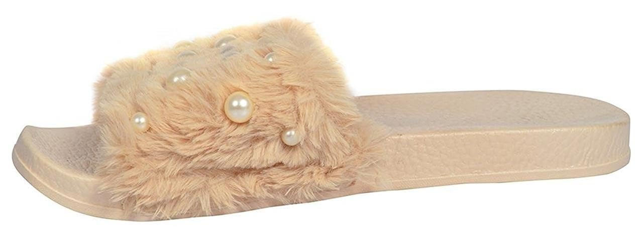 kawtra women's black casual slippers