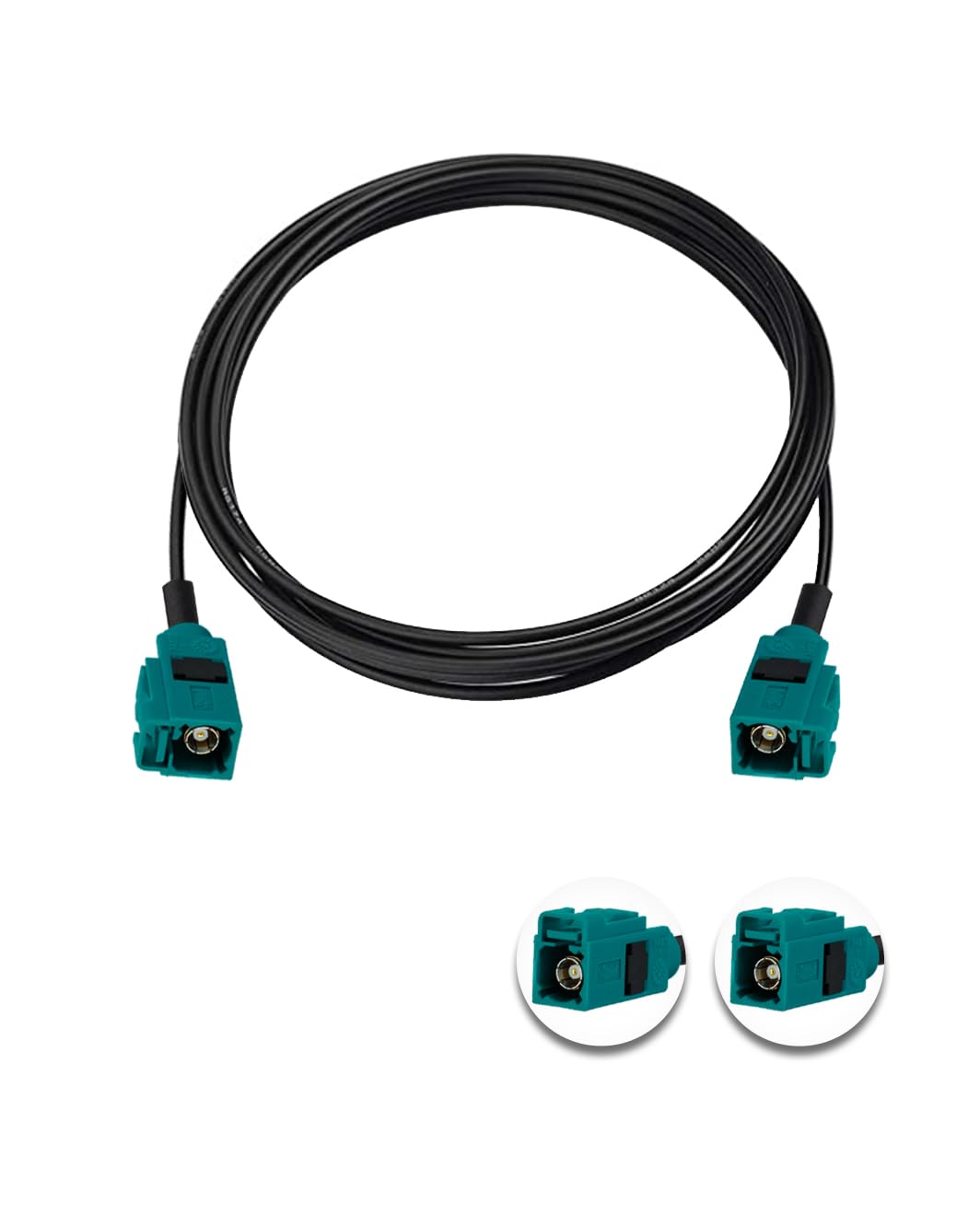 Vecys Fakra Z Female to Fakra Z Female RF Coax Cable RG174 6.6ft/2m