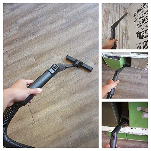 ZVac Compatible Attachment Kit Replacement for Shark APEX DuoClean Powered Lift-Away Speed Upright Vacuum. Premium Shark Vacuum Extension Hose, Accessories Kit, Floor Brush, 24" Crevice - Thumbnail 2