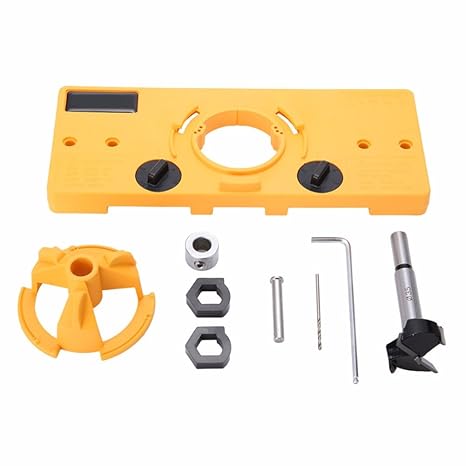 35mm Hinge Drilling Jig 35mm Forstner Bit Woodworking Tool