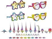 DreamWorks Trolls World Tour Tiny Dancers Rainbow Edition Pack with 12 Tiny Dancers Figures, 4 Sunglasses, 10 
