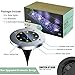 Solar Ground Lights - 8 LED Solar Garden Lights Outdoor Waterproof Sidewalk Disk Lights Solar Powered Landscape Lighting for Lawn Patio Pathway Yard Deck Walkway Flood Lights (8 Packs Warm White)