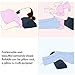 Qutool Memory Foam Bolster Pillows for Sleeping, Neck, Pregnancy, Legs, Knees Pain Relief Low Back Support for Office Chairs and Car Seats Semi Roll Pillow with Adjustable Strap and Washable Cover