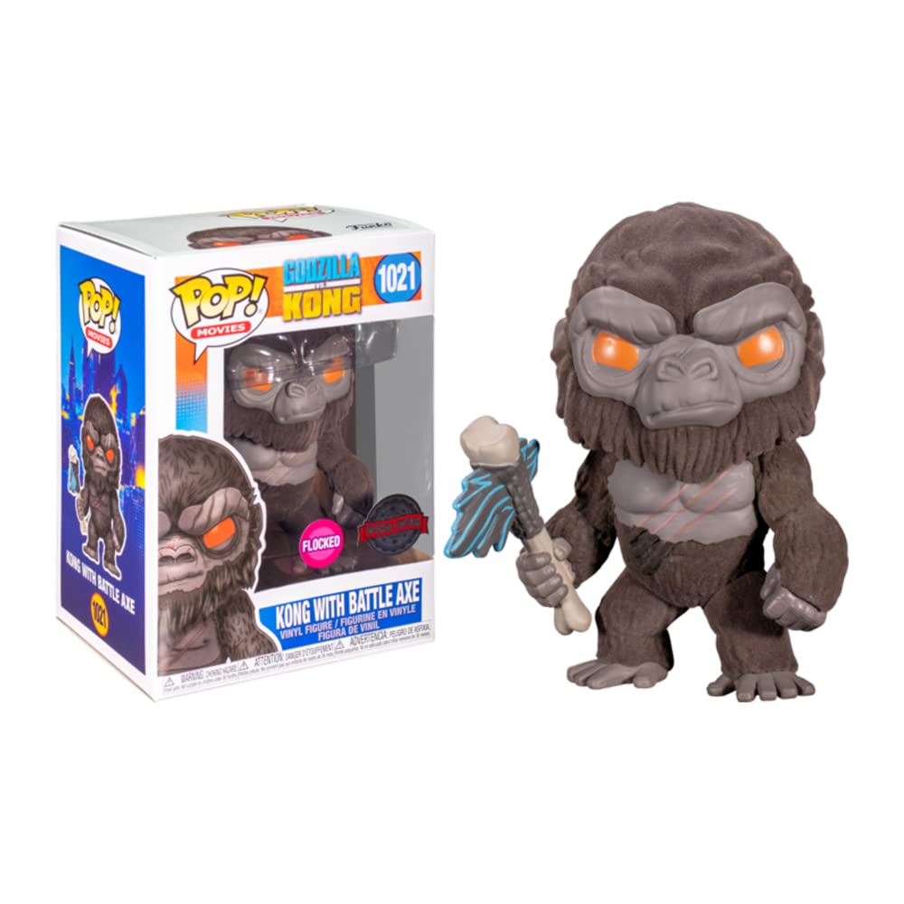Pop! Godzilla vs Kong 1021 Kong with Scepter Flocked Special Edition