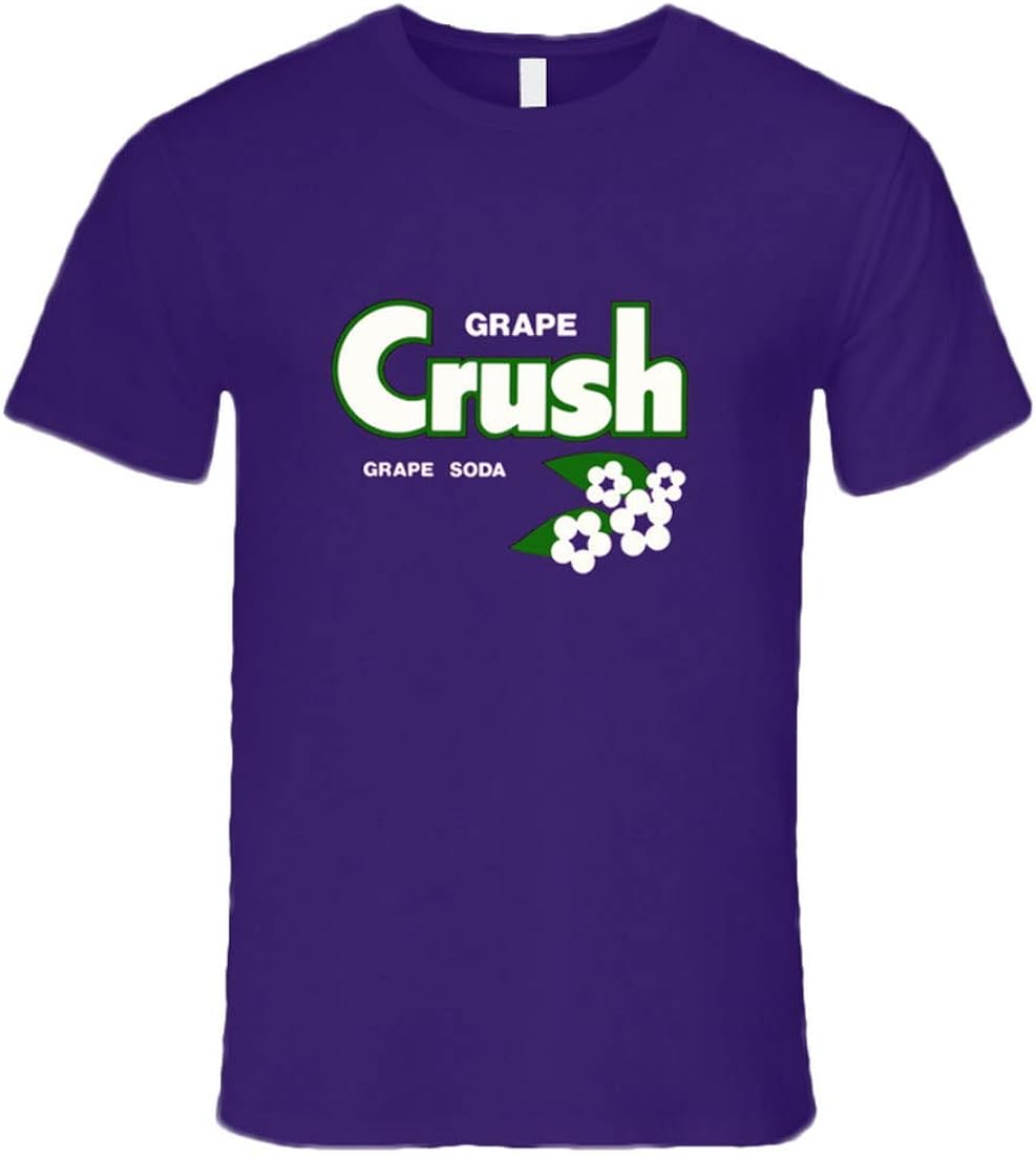 Grape Crush Soda Classic Retro Logo T Shirt Purple Amazon.co.uk Clothing