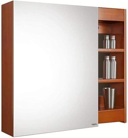 Ksw Kkw Solid Wood Bathroom Mirror Cabinet Modern Minimalist Bathroom Storage Bathroom Mirror Box Wall Mounted Mirror Cabinet Amazon Co Uk Kitchen Home