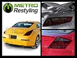 Metro 20% Smoke Out Vinyl Tail Light Lens Tint Film 24"x12"