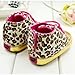 Cute Baby Toddler Infant Leopard Crib Shoes Soft Sole 3-18 Months (11cm (3-6M))