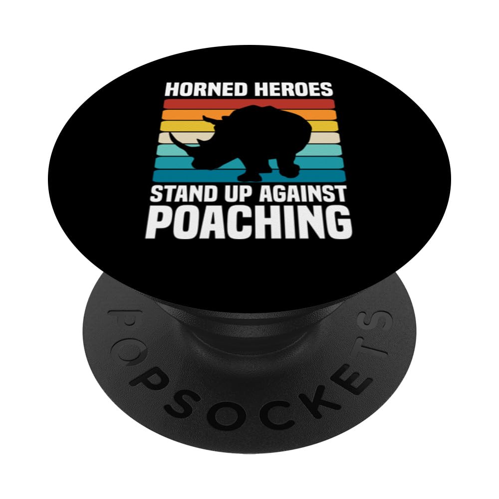 Polar Bears Animal Rehabilitation Wildlife Rhino PopSockets Swappable PopGrip