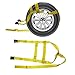 2x Car Basket Straps Adjustable Tow Dolly DEMCO Wheel Net Set Flat Hook YELLOW